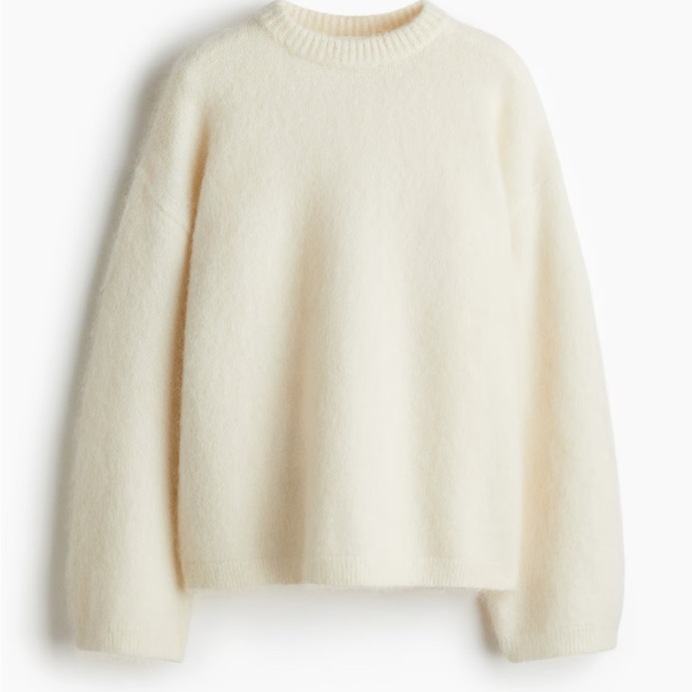 H&M Mohair / Wool Crew Neck Sweater
